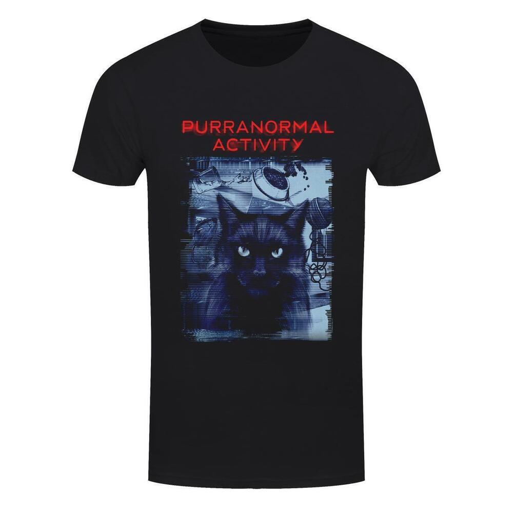 Purranormal Activity Mens Black Tshirt